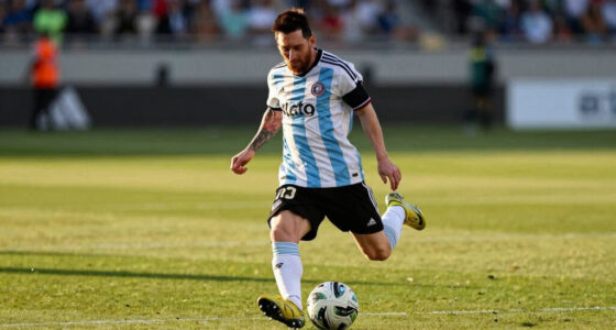Lionel Messi scores free kick against Jordan, becomes first to score in SEVEN straight FIFA World Cup™ matches