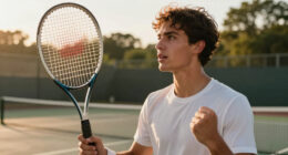 Cruz Hewitt - son of Lleyton - wins on senior debut