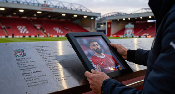 Liverpool unveil Diogo Jota and Andre Silva Anfield memorial