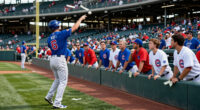 Chicago Cubs Outfielder Ian Happ Tossed A Ball To The Fans With $300 Wrapped Around It To Buy Beers For A Bunch Of Fans